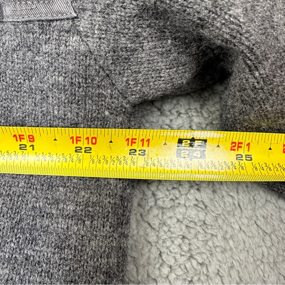 Orvis Wool Shooting Hunting Jacket Full Zip Gray Lined Windstopper Outdoor Large - Picture 12 of 15